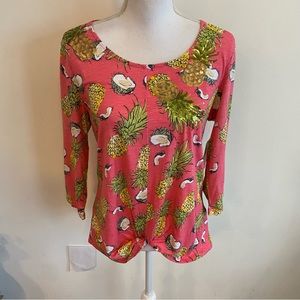 Thomas & Olivia Women’s Tropical Blouse Size Medium New With Tags